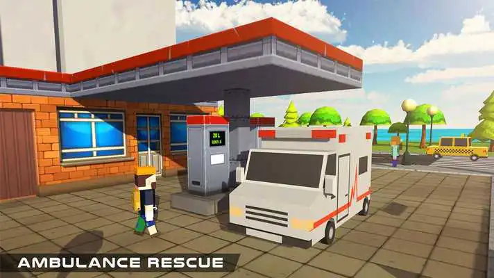 Play Blocky US Fire Truck Army Ambulance Rescue Game Play Blocky US Fire Truck Army Ambulance Rescue Game