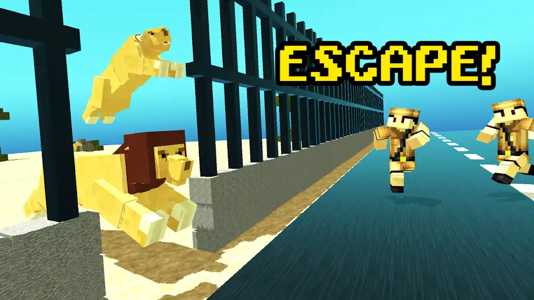 Play Blocky Wild Park: Lions Raid  and enjoy Blocky Wild Park: Lions Raid with UptoPlay