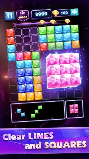Play Blokdokus: Space Jewel Blast as an online game Blokdokus: Space Jewel Blast with UptoPlay