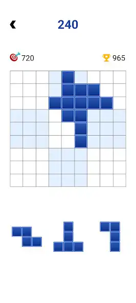 Play Blokku - Block Puzzle IQ as an online game Blokku - Block Puzzle IQ with UptoPlay
