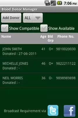 Play Blood Donor Contact Manager Play Blood Donor Contact Manager