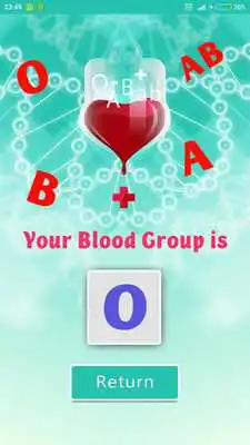 Play Blood Group Check Finger Scan