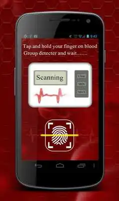 Play Blood Group Prank Detector