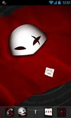 Play Blood Mask GO Launcher Theme