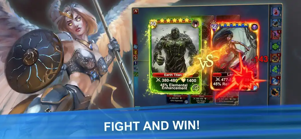 Play Blood of Titans: Card Battles  and enjoy Blood of Titans: Card Battles with UptoPlay