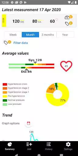Play blood pressure diary (BLogPressure)  and enjoy blood pressure diary (BLogPressure) with UptoPlay