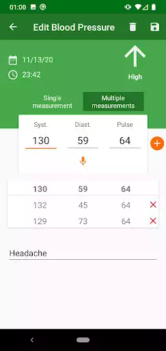 Play Blood Pressure Diary as an online game Blood Pressure Diary with UptoPlay
