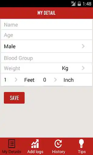 Play APK BLOOD PRESSURE TRACKER SYSTEM  and enjoy BLOOD PRESSURE TRACKER SYSTEM with UptoPlay com.cbpvt.Bloodpressure