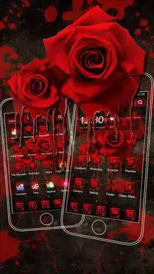 Play Blood Rose Theme  Lock Screen