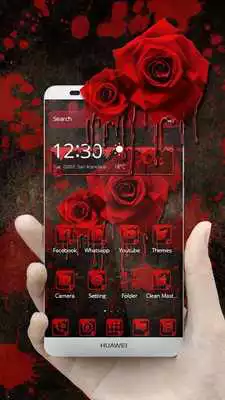 Play Blood Rose Theme  Lock Screen