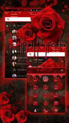 Play Blood Rose Theme  Lock Screen