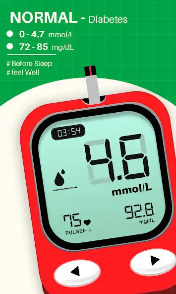 Play Blood Sugar Monitor - Diabetes as an online game Blood Sugar Monitor - Diabetes with UptoPlay