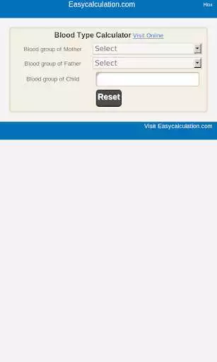 Play Blood Type Calculator  and enjoy Blood Type Calculator with UptoPlay