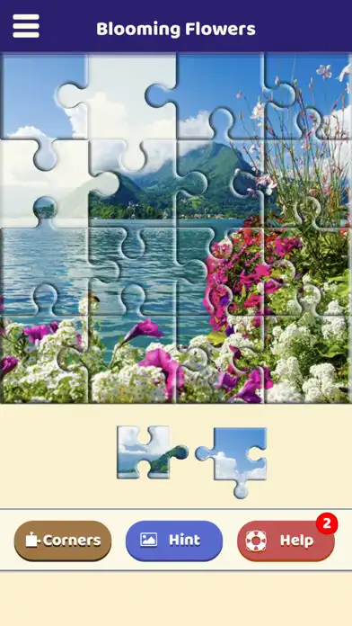 Play Blooming Flowers Puzzle as an online game Blooming Flowers Puzzle with UptoPlay
