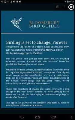 Play Bloomsbury Bird Guides