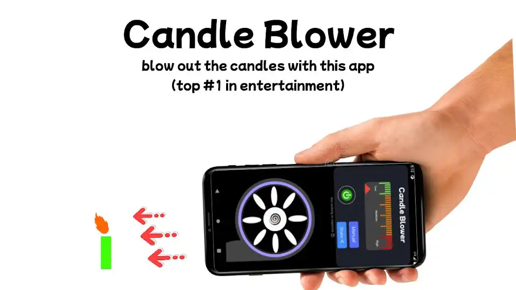 Play Blower - Candle Blower Lite  and enjoy Blower - Candle Blower Lite with UptoPlay