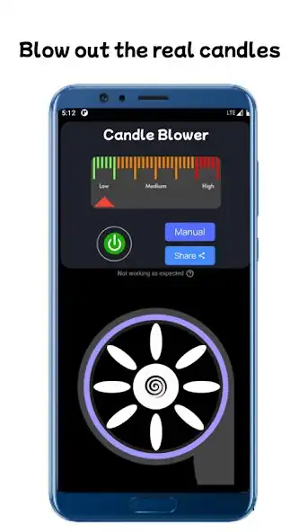 Play Blower - Candle Blower Lite as an online game Blower - Candle Blower Lite with UptoPlay