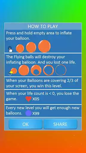 Play Blowing Balloons as an online game Blowing Balloons with UptoPlay