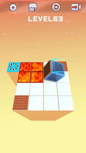 Bloxorz Puzzle：Rolling ice cubes online game with UptoPlay