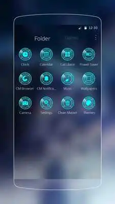 Play Blue 3D Space Theme