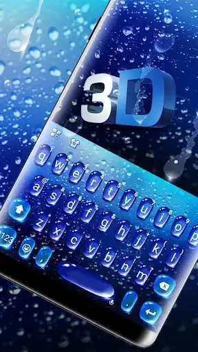 Play Blue 3d Water Drop Keyboard Theme as an online game Blue 3d Water Drop Keyboard Theme with UptoPlay