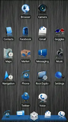 Play Blue ADW Theme  and enjoy Blue ADW Theme with UptoPlay