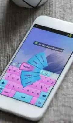 Play Blue and Pink Keyboard Skin