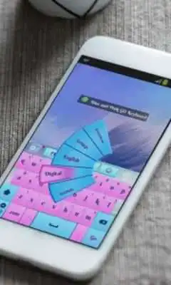 Play Blue and Pink Keyboard Skin