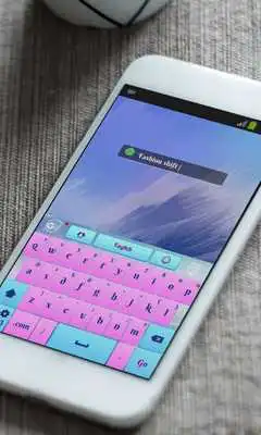 Play Blue and Pink Keyboard Skin