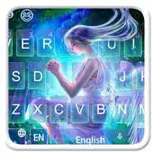 Free play online Blue Angle Keyboard Theme APK