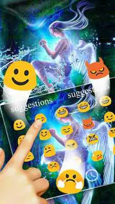 Play Blue Angle Keyboard Theme Play Blue Angle Keyboard Theme