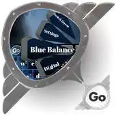 Free play online Blue Balance GO Keyboard APK