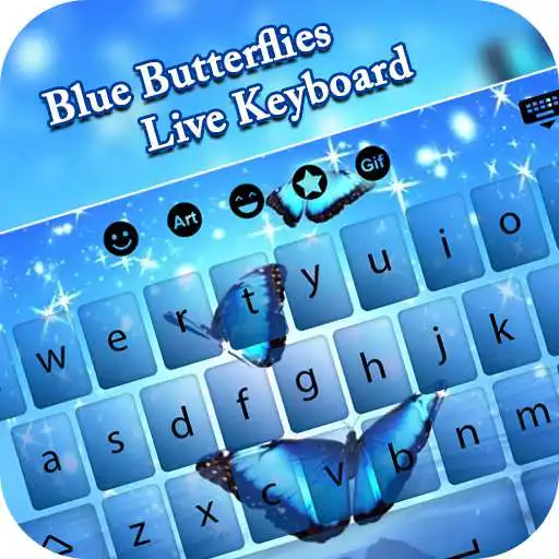 Free play online Blue Butterflies Keyboard APK Free play online Blue Butterflies Keyboard APK