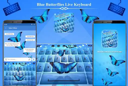 Play Blue Butterflies Keyboard