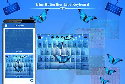 Play Blue Butterflies Keyboard