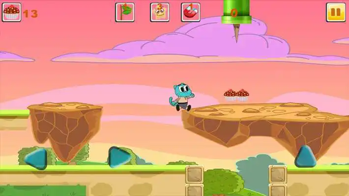 Play Blue Candy Gumball Adventure