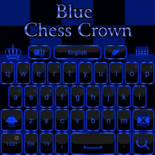 Free play online Blue Crown Keyboard theme APK Free play online Blue Crown Keyboard theme APK