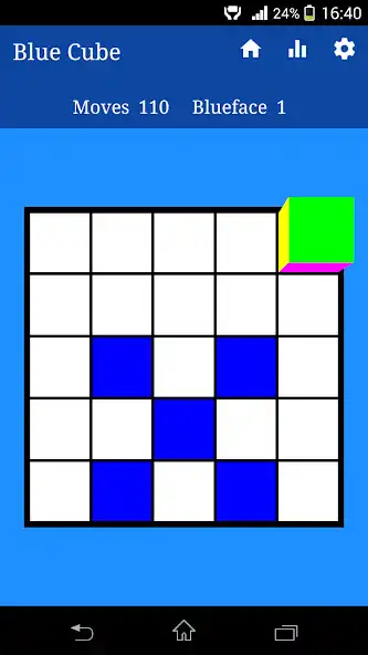 Play Blue Cube as an online game Blue Cube with UptoPlay
