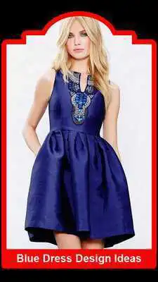 Play Blue Dress Design Ideas
