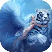 Free play online Blue Fairy Wallpaper APK