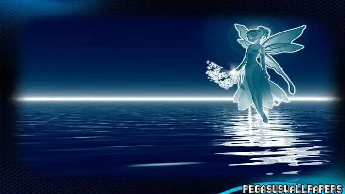 Play Blue Fairy Wallpaper