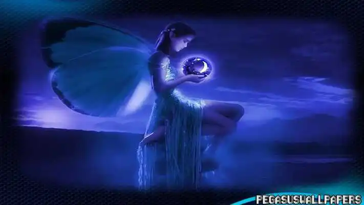 Play Blue Fairy Wallpaper