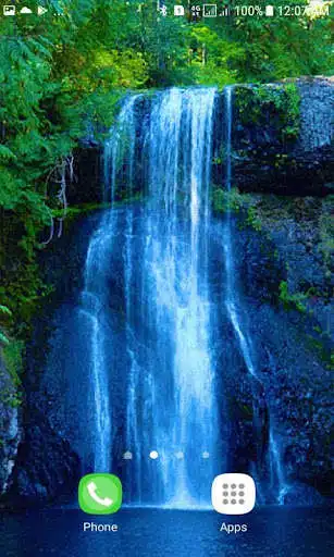 Play Blue Fall Live Wallpaper as an online game Blue Fall Live Wallpaper with UptoPlay