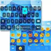 Free play online Blue Fantasy iKeyboard Theme APK