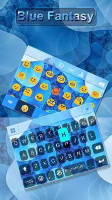 Play Blue Fantasy iKeyboard Theme