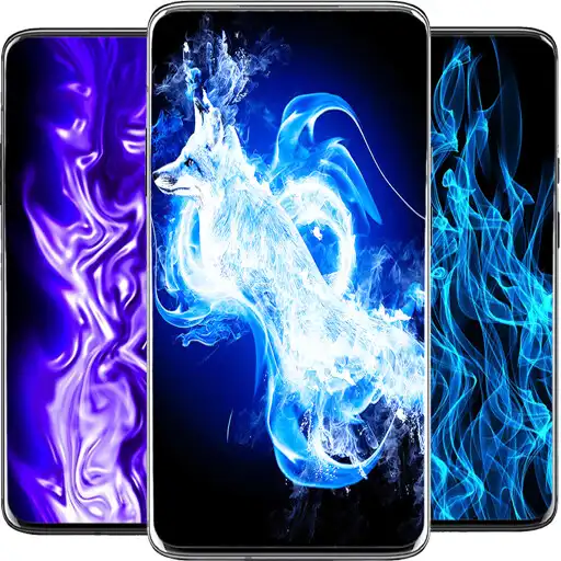 Play Blue Fire Wallpaper APK