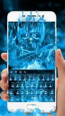 Play Blue Flame Skeleton Keyboard Theme Play Blue Flame Skeleton Keyboard Theme