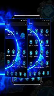 Play blue flame tiger