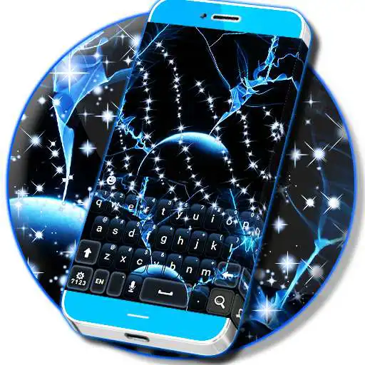Free play online Blue Flash Keyboard APK