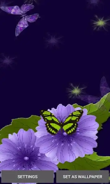 Play Blue Flower Butterflies LWP  and enjoy Blue Flower Butterflies LWP with UptoPlay